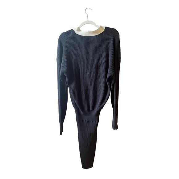 Ramy brook Andrea mini black white sweater dress size xs - Picture 8 of 13